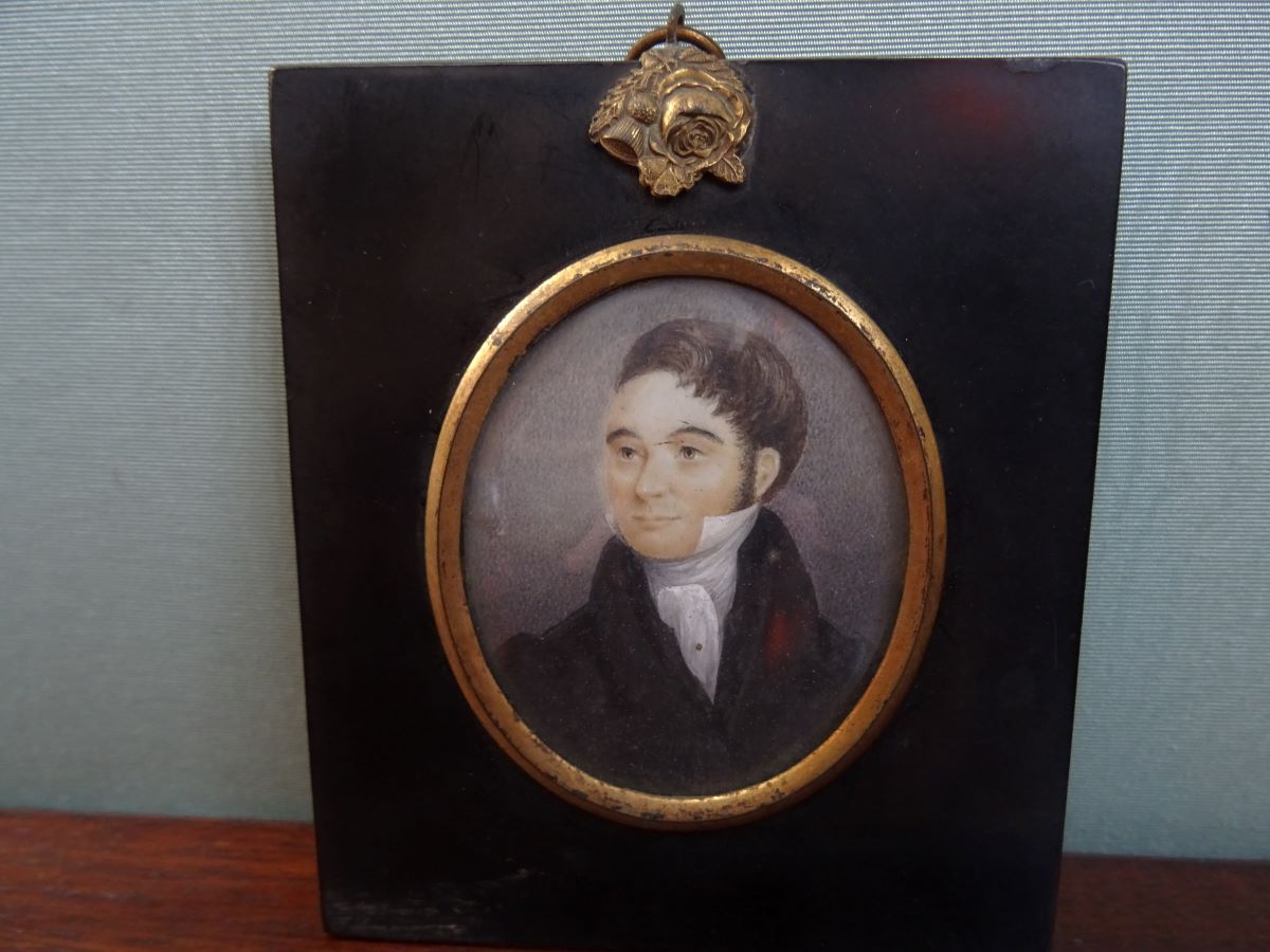 19th century miniature of a gentleman